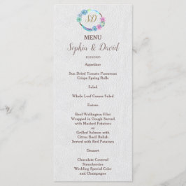 Boho Succulentサボテンリース結婚のメニュー メニュー