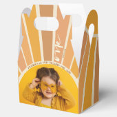 Boho Summer 1st Trip Sunのまわりに誕生日写真 フェイバーボックス (オープン)