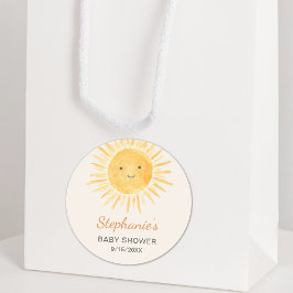 Boho Sunジェンダーニュートラル赤ちゃんシャワー ラウンドシール