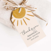 Boho Sunベビーシャワー ギフトタグ