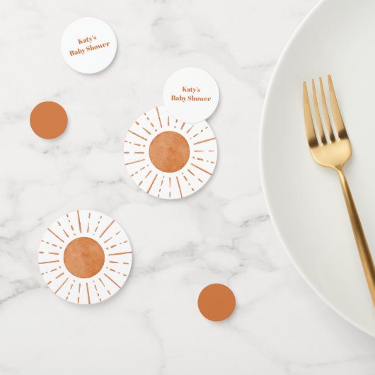 Boho Sunベビーシャワー コンフェッティ (グループ)