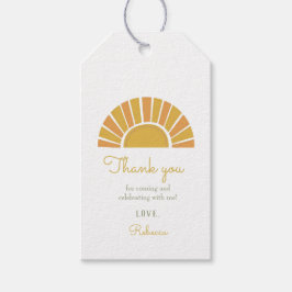 Boho Sun赤ちゃんカラフルシャワー ギフトタグ