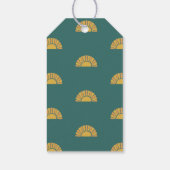 Boho Sun赤ちゃんカラフルシャワー ギフトタグ (裏面)