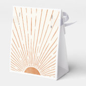 Boho sun赤ちゃんシャワーお願いボックス フェイバーボックス (裏面サイド)
