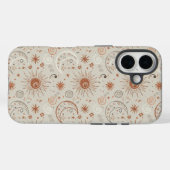 Boho Sun and Moon Pattern Case-Mate iPhoneケース (裏面 (横))