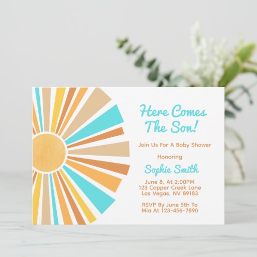 Boho Sun, Here Comes The Son, Blue Orange Rainbow 招待状 (スタンド正面)