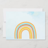 Boho Sun, Here Comes The Son, Blue Orange Rainbow 招待状 (裏面)