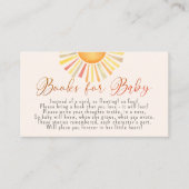 Boho Sun「Little Ray of Sunshine」ベビー エンクロージャーカード (正面)