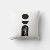 Boho Sun Moon Flower Pot boho bohemian クッション (正面)