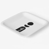 Boho Sun Moon Flower Pot boho bohemian ペーパープレート (傾斜あり)