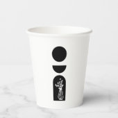 Boho Sun Moon Flower Pot boho bohemian 紙コップ (裏面)