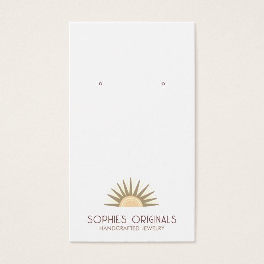 Boho Sun Raysイヤリング表示 (正面)