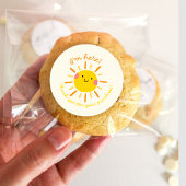 Boho Sun Thank You for Your Purchase Minimalist ラウンドシール