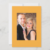 Boho Sunflower Eucalyptus結婚の写真 招待状 (裏面)