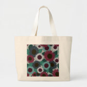 Boho Sunflower Tote Bag ラージトートバッグ (正面)
