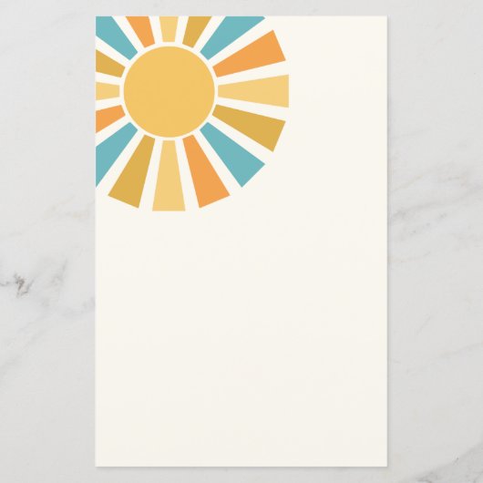 Boho Sunshineがベビーの赤ちゃんシャワーゲームを望む (裏面)