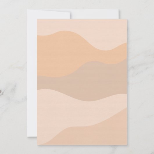 Boho Sunshineここ来ザサン誕生日パーティー 招待状 (裏面)