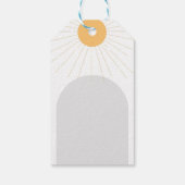 Boho Sunshineサンシャインありがとう誕生日パーティー ギフトタグ (裏面)