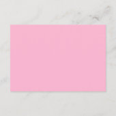 Boho sunshine女の子の赤ちゃんシャワー本ベビー エンクロージャーカード (裏面)