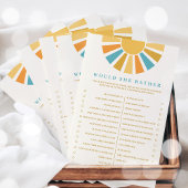 Boho Sunshine彼女はむしろ赤ちゃんシャワーのゲーム