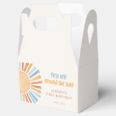 Boho Sunshine最初の旅行のまわりに太陽の誕生日 フェイバーボックス (オープン)