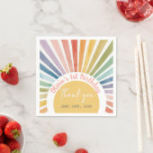 Boho Sunshine Birthday Party  スタンダードカクテルナプキン (インサイチュ)