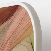  Boho Swirl Pickleball Paddle for Her Rust Sage ピックルボールラケット (左詳細)