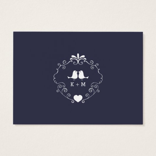 Boho Swirls (Changeable Background Color)の結婚値 (裏面)