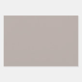 Boho Taupeスクリプトタイポグラフィボーイベビーシャワー ラッピングペーパーシート (正面2)