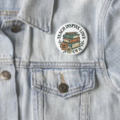 Boho Teacher – Teach Inspire Love Vintage 缶バッジ (インサイチュ)