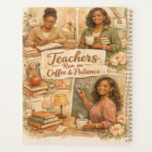 Boho Teachers run on coffee and patience  プランナー手帳 (裏面)