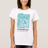 Boho Teal OCD回復クラブメンタルヘルス Tシャツ (正面)