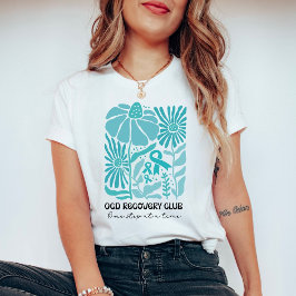 Boho Teal OCD回復クラブメンタルヘルス Tシャツ