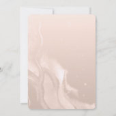 Boho Teapot Hydrangeas Pampas 40th誕生日パーティー 招待状 (裏面)