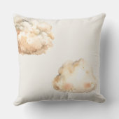 Boho Teddyクマ空気バルーン雲スカイベイビーシャワー クッション (裏面)