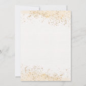 Boho Teddy Bearツインボーイズ真珠のように待って赤ちゃんシャワー 招待状 (裏面)