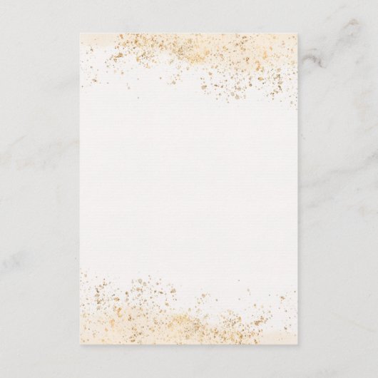 Boho Teddy Bearピンク赤ちゃんシャワーおむつラッフル エンクロージャーカード (裏面)