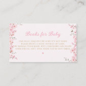 Boho Teddy Bearベビーシャワーベビー エンクロージャーカード (正面)
