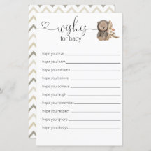 Boho Teddy Bear Baby Showersベビー