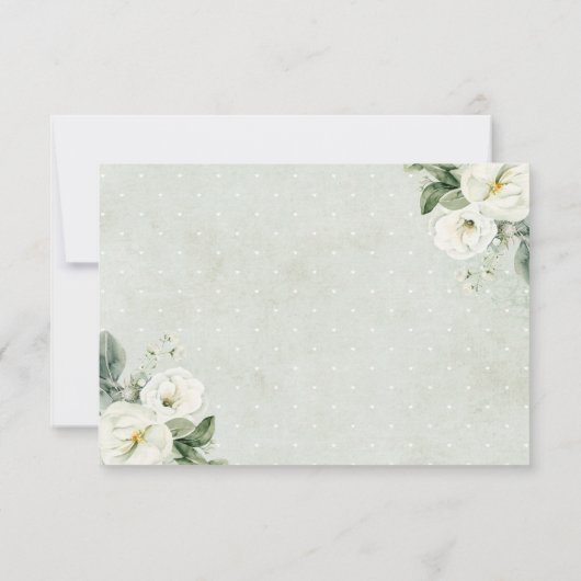 Boho Teddy Bear Bearly Wait Baby Shower Invitation (裏面)