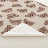 Boho Teddy Bear Kids シェルパブランケット (3/4)