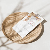 Boho Terracottaキャンディーズゲームカードの数 エンクロージャーカード