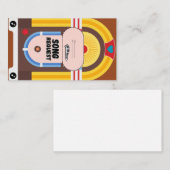 Boho Terracottaジュークボックスソングリクエストカード エンクロージャーカード (正面/裏面)