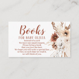 Boho Terracottaブックスベビーエンクロージャカード エンクロージャーカード