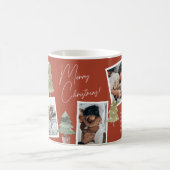 Boho Terracotta写真数々のクリスマスパイン コーヒーマグカップ (中央)