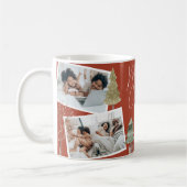 Boho Terracotta写真数々のクリスマスパイン コーヒーマグカップ (左)