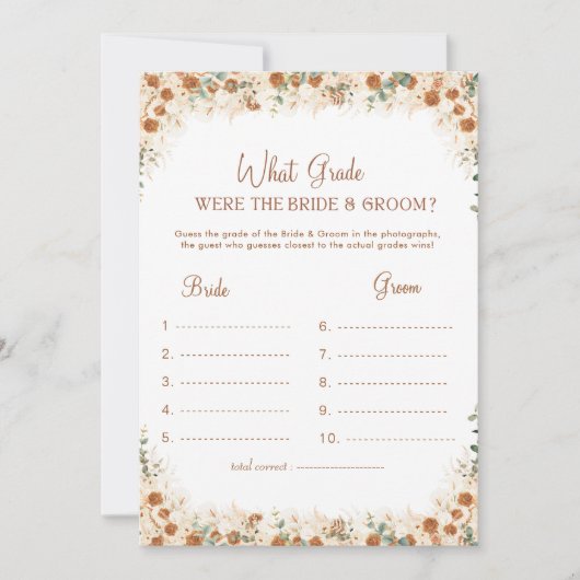 Boho Terracotta彼らはゲームの等級 (正面)