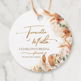 Boho Terracotta and Tequila Bridal Shower フェイバータグ