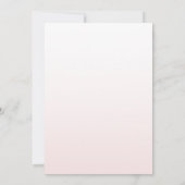 Boho Terracotta & Blush Floral Bridal Shower 招待状 (裏面)