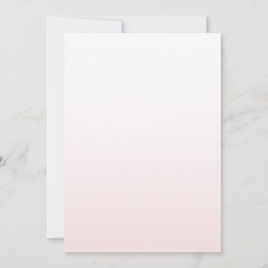 Boho Terracotta & Blush Floral Bridal Shower 招待状 (裏面)